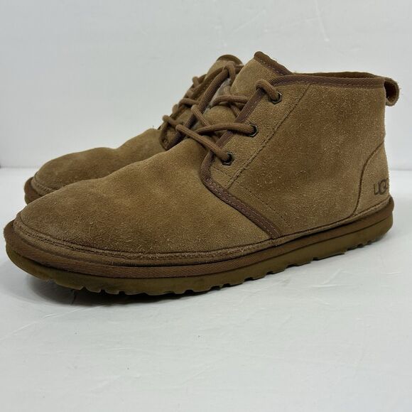 UGG Neumel Chukka Suede Lace Up Ankle Boots Women's Size 11 Chestnut - Picture 5 of 16